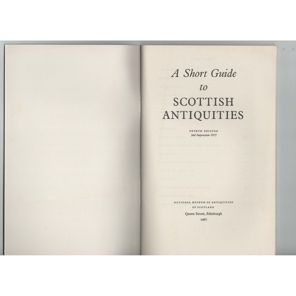 A Short Guide to Scottish Antiquities National Museum of Scotland 1972 Booklet - Picture 3 of 3